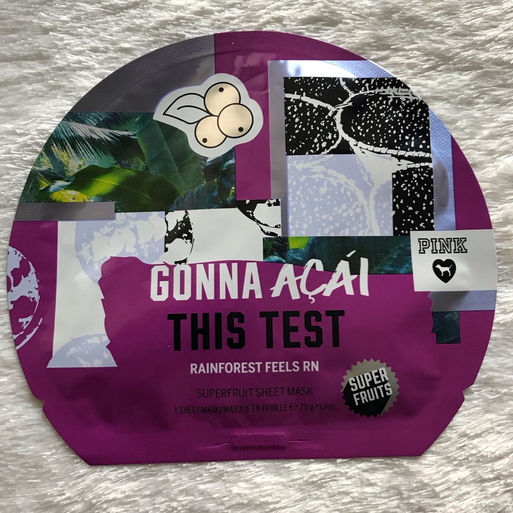 💕Gona Açaí Superfruit Sheet Mask Pink+ FreeGift💝